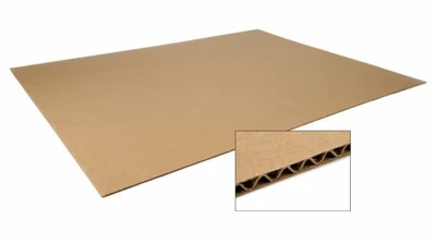 600x400 Przekładki tekturowe szare 3W fala B - paczka 300szt