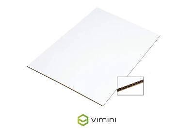 600x400 Przekładki tekturowe białe 3W fala B - paczka 300szt