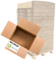 400x300x80 3w KARTON KLAPOWY PUDŁO PUDEŁKO TEKTUROWE - PALETA 960szt