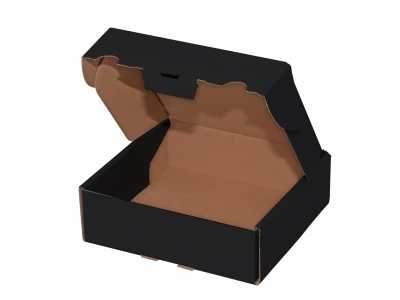 160x160x52 pudełka fasonowe  CZARNE - 20szt.
