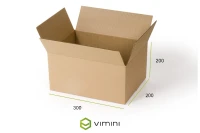 300x200x200 3w KARTON KLAPOWY PUDŁO PUDEŁKO TEKTUROWE
