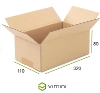 320x110x80 3w fala E KARTON KLAPOWY PUDŁO PUDEŁKO TEKTUROWE gabaryt A inpost paczkomat